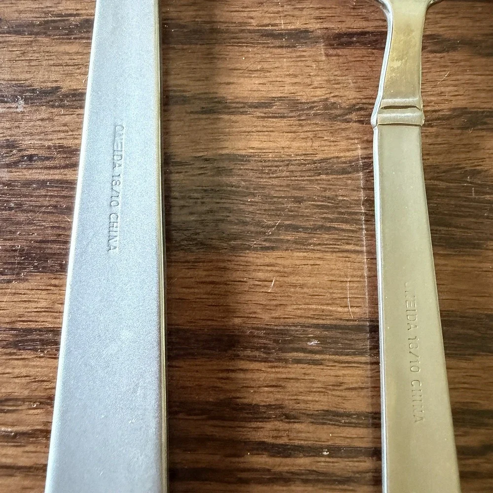 Vintage Oneida TIRAMISU Serving Set Meat Fork/Butter/Sugar Spoon Stainless Steel